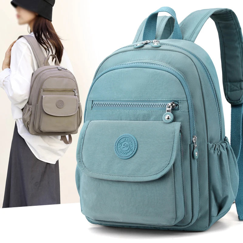 Ladies' lightweight, large capacity stylish  travel backpack with adjustable shoulder straps