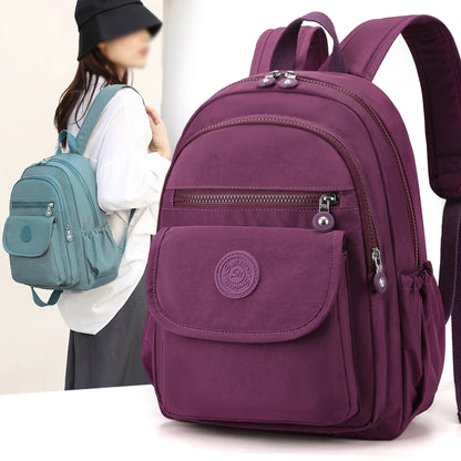Ladies' lightweight, large capacity stylish  travel backpack with adjustable shoulder straps