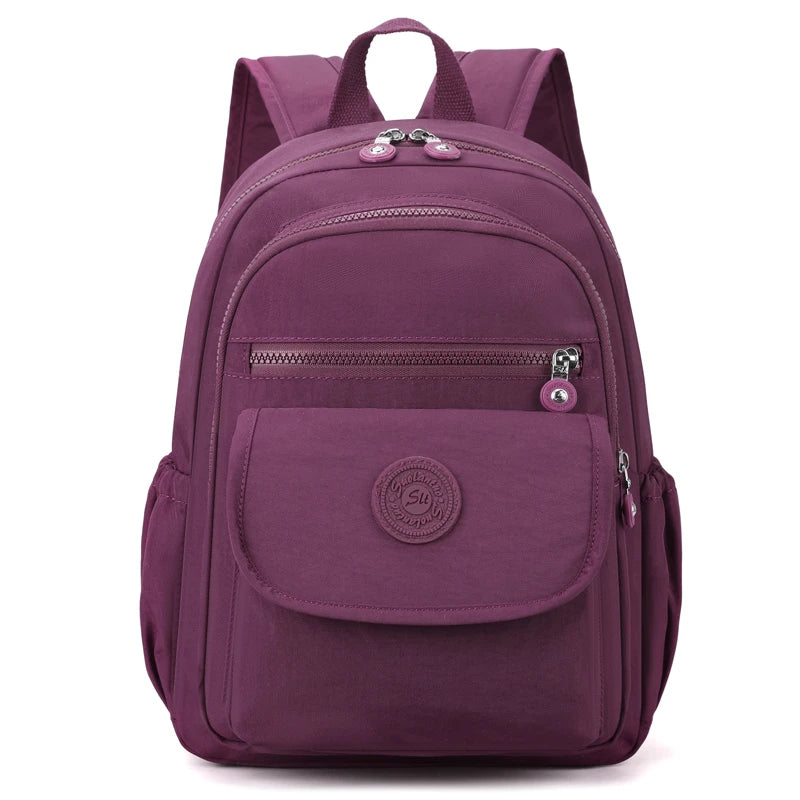 Ladies' lightweight, large capacity stylish  travel backpack with adjustable shoulder straps