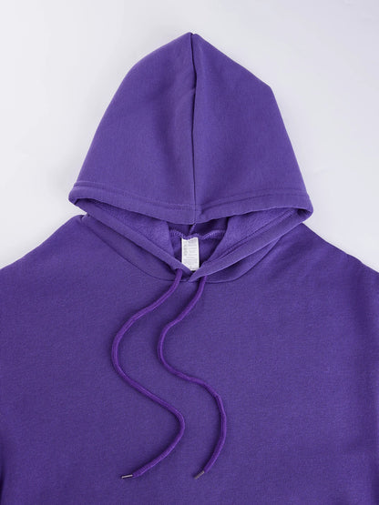 Expensive Talks Back Funny Printing Women's Plus Size   Pullovers Fleece Autumn  Casual Pocket Hoodie