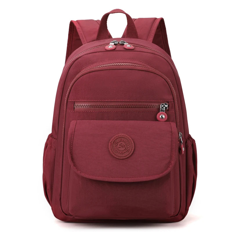 Ladies' lightweight, large capacity stylish  travel backpack with adjustable shoulder straps
