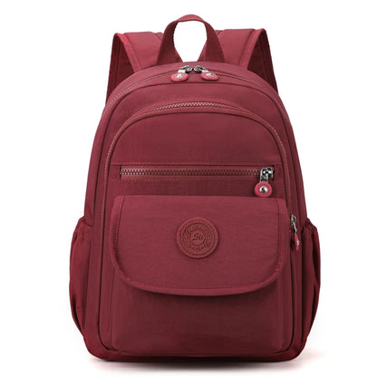 Ladies' lightweight, large capacity stylish  travel backpack with adjustable shoulder straps